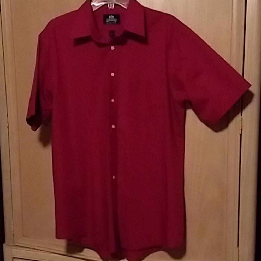 Stafford mens wrinkle free short sleeve shirt nwot